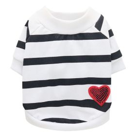 Jarre Aero Bull Pug Puppy Clothes Teddy Milk Cat Pet Spring And Summer Thin Small Dog Puppy (Option: White-XL)